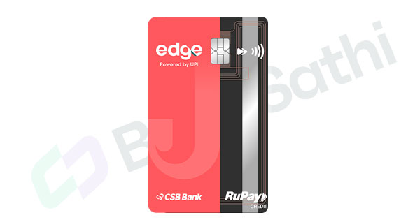 Jupiter Edge Rupay Credit Card Lifetime Free Cashback