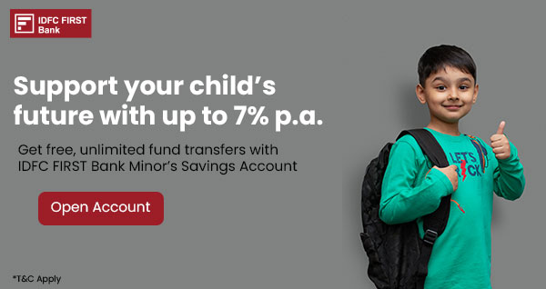 Kids Savings Account 2024 - Features, Offers & Apply Online