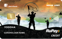 Indian Army Yoddha BoB Credit Card