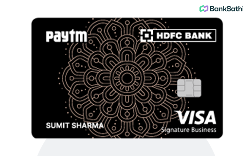 Paytm HDFC Bank Select Business Credit Card Apply Online