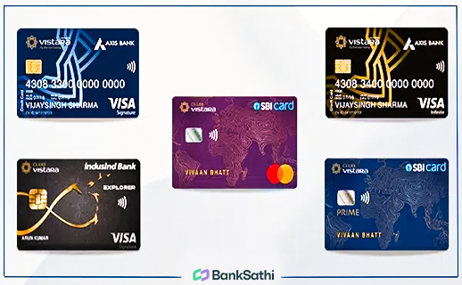 Best Credit Card to Earn Vistara Points - Free Air Ticket & Offers